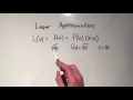 Linear Approximations and Derivatives