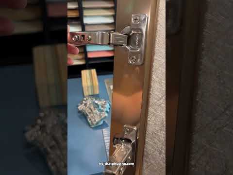 Không còn nỗi lo tiếng động phát ra mỗi khi đóng cánh cửa với bản lề giảm chấn