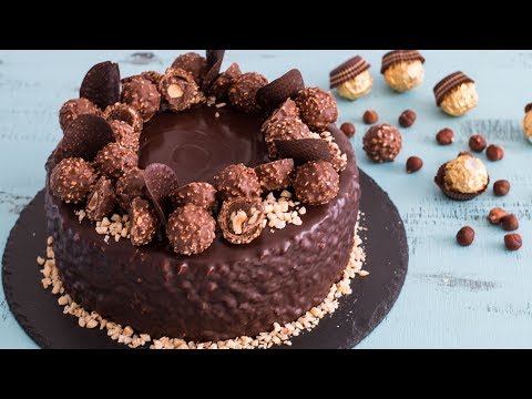 Ferrero Rocher Cake  - 4k video