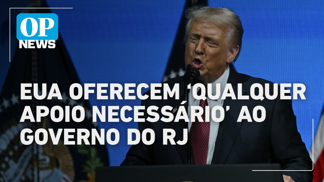 EUA oferecem qualquer apoio necessário ao governo do Rio após megaoperação l O POVO NEWS