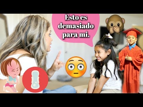 Hablando sobre MENSTRUACIÓN a mi hija de 7 AÑOS!! + Nathan se GRADUA!! VLOGS DIARIOS #079