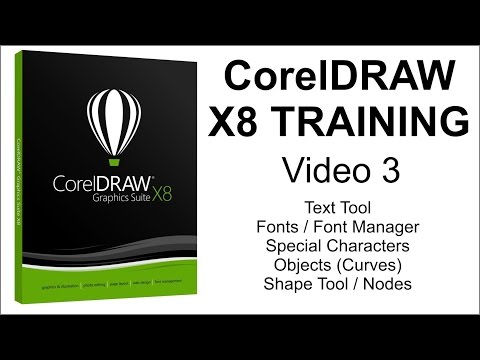 CorelDRAW X8 Tutorial Part 3