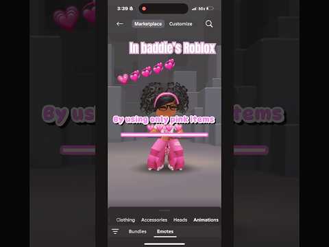 #roblox  #baddies only using pink items in Roblox baddies I’m not allowed to use other colors 