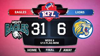 KFL U13 Mini Flag - ECP Eagles vs Real Lions