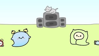 目覚まし時計と布団のラップバトル【アニメ】【リズム】
