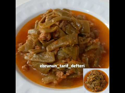 Enn sevdiğim kıymalı taze fasulye