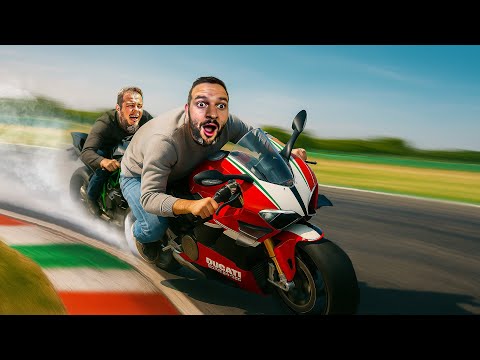 ON PRÉPARE LA PANIGALE ! 🔥(On fait la course avec LUCIEN et sa H2R😱)