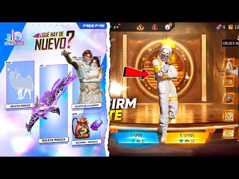 NUEVA AGENDA SEMANAL DE FREE FIRE RULETA DE LA SUERTE ASI FUNCIONA 2025