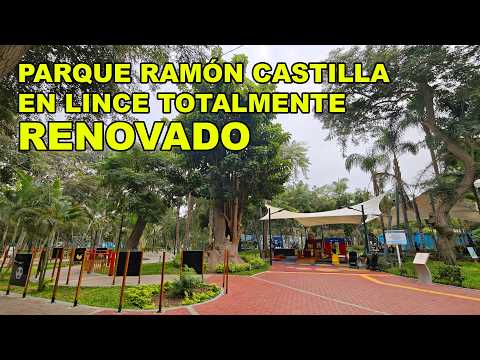 RENUEVAN EL PARQUE RAMÓN CASTILLA EN LINCE CON NUEVAS ÁREAS PARA TODA LA FAMILIA