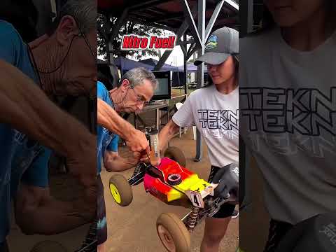 This girl does a risky job.