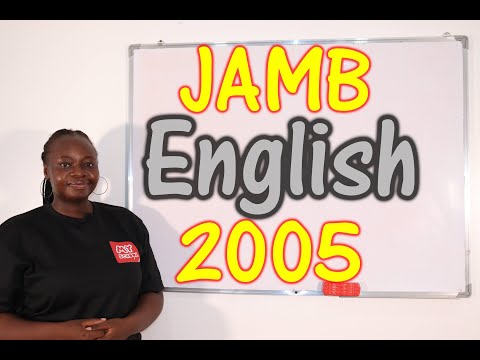 JAMB CBT English 2005 Past Questions 1 - 25