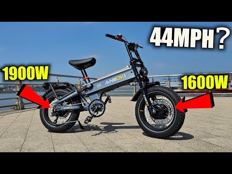 44MPH DUAL Motor Aniioki A8 PRO MAX MONSTER Long Range E-bike! – eCarsToday