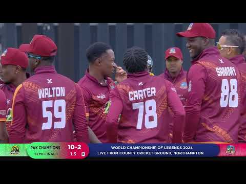 Semifinal 01 Highlights | Pakistan Champions vs West Indies Champions |World Championship of Legends