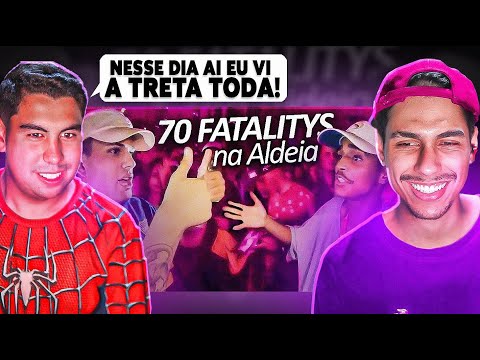 TINHA BRIGA MESMO !? React 70 rimas que MARCARAM A BATALHA DA ALDEIA ‹ Ine Games ›