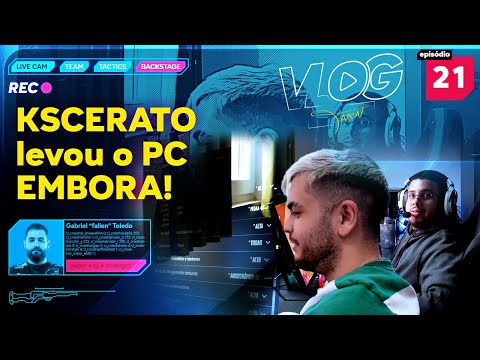 VLOG 21: KSCERATO levou o PC embora! CONFIG do skullz e chello confiante! [CC English]