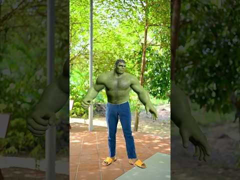 Hulk Tung Tung Sahur Body Parts Swapped Funny Video#shorts #funny
