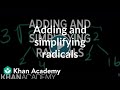 Mastering Adding and Simplifying Radicals