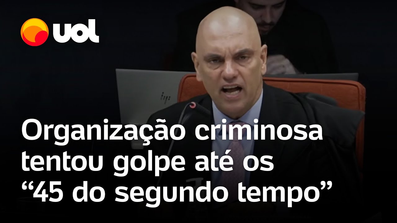 Bolsonaro e aliados tentaram dar um golpe de Estado até os 45 do segundo tempo diz Moraes