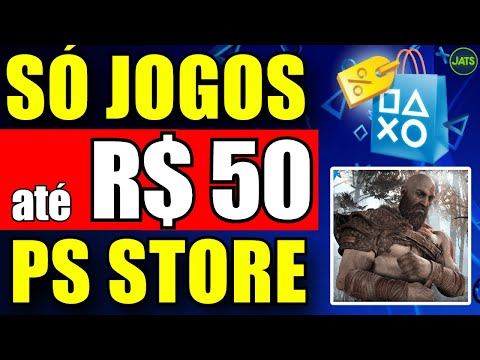 PROMOÇÕES DIA DO GAMER PS4 vs PS5 - Quais Jogos São Mais Baratos? JOGOS ATÉ 50 REAIS