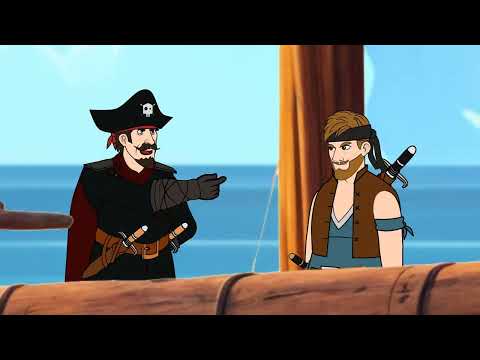 A Pequena Sereia contra os Piratas | Conto | Desenho Animado com @OsAmiguinhosContoseHistorinhas