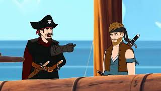 A Pequena Sereia contra os Piratas | Conto | Desenho Animado com @OsAmiguinhosContoseHistorinhas