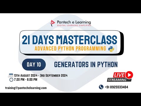 Day 10 - GENERATORS IN PYTHON