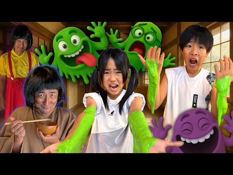 【寸劇】野菜を残したら?お風呂キャンセルしたら?妖怪が出てきちゃった!かえであーたん Kaede and Ahtan Learn Good Habits in a mysterious house
