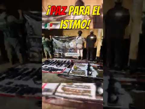 ¡Desmantelan el CENTRO DE OPERACIONES criminal que aterrorizaba el Istmo de Oaxaca! 🛡️ #shorts