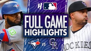 Toronto Blue Jays vs Colorado Rockies - FULL GAME HIGHLIGHTS | August 5, 2025 MLB Season