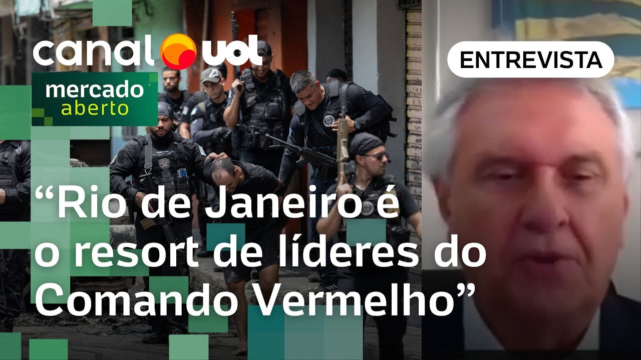 Governo federal deveria dar bom exemplo e não criticar ação no Rio de Janeiro diz Ronaldo Caiado  TV Online Governo federal deveria dar bom exemplo e não criticar ação no Rio de Janeiro diz Ronaldo Caiado