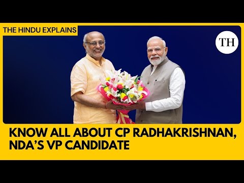 YouTube video thumbnail: Meet CP Radhakrishnan, NDA’s Vice Presidential Candidate