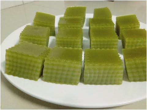 ขนมชั้นใบเตย(สูตรเป๊ะไม่ต้องลองผิดลองถูก)แป้งเหนียวนุ่มหนึบหอมหวานมันอร่อย