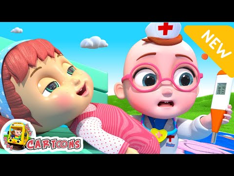 Zay playing and learning Miss Polly had a dolly nursery rhyme with sister