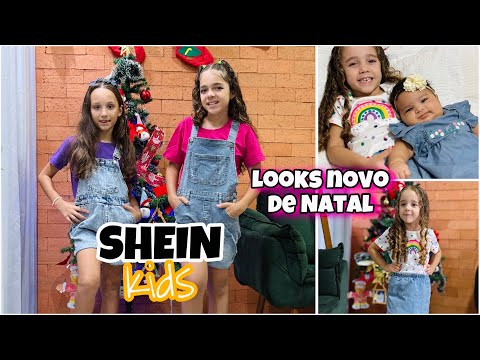 COMPRINHAS DE LOOKS DE FINAL DE ANO PRAS CRIANÇAS SHEIN KIDS 12.12