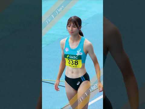 【松村琴都】筑波大 女子走幅跳 2024年全カレ #shorts