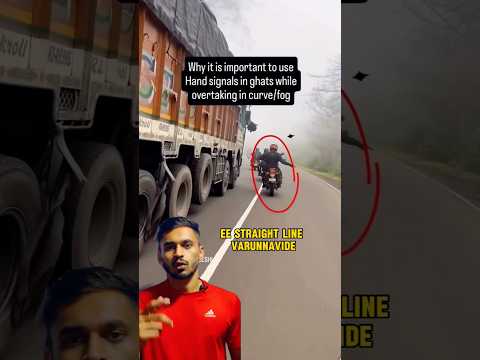 straight line വരുന്നവിടെ overtake ചെയ്യാൻ നിന്നാൽ പണി ആവും #motorcycle #tech #mototec #travel #ride