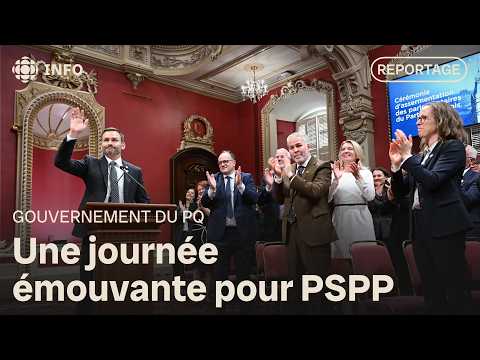 Journée d’assermentation pour les élus du parti Québécois