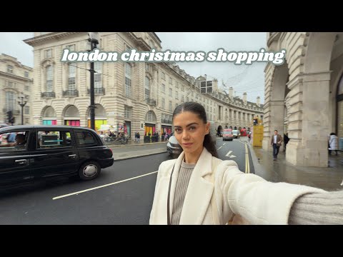 Come CHRISTMAS Shopping With Me: Regent Street | Christmas shopping in London 🎄 vlogmas day 8