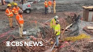 YouTube video thumbnail: Travel Chaos Continues After Double FAA Equipment Failure That Grounded Flights