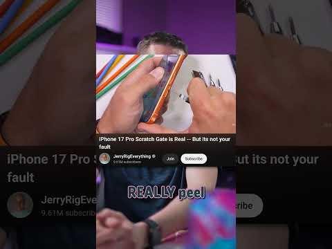 iPhone 17 Pro Scratch Gate