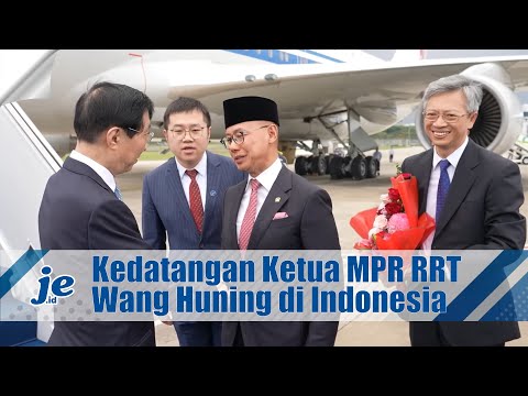 Kedatangan Ketua MPR RRT Wang Huning di Bandara Internasional Soekarno Hatta