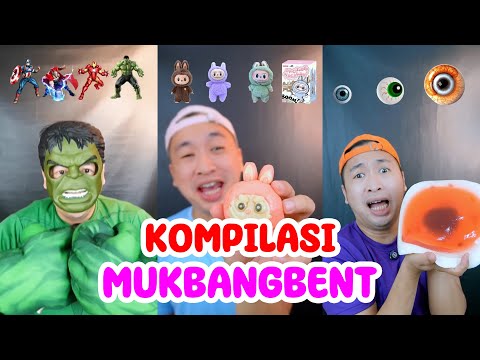 KOMPILASI MUKBANGBENT | MAKAN SERBA EMOJI LUCU | MAKAN SESUAI WARNA | EATING SHOW