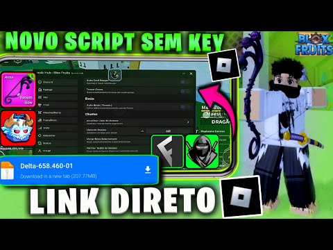 LINK DIRETO!!🍎EXECUTOR DELTA E FLUXUS ATUALIZADO 2025 SCRIPT BLOX FRUITS SEM KEY🍎 MOBILE/EMULADOR