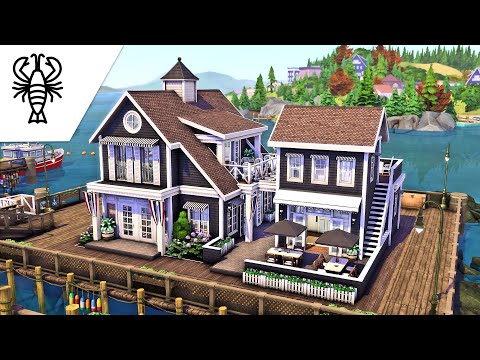 The Saucy Lobster Seafood Restaurant | The Sims 4 Speed Build