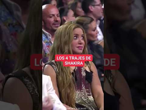 los 4 trajes de Shakira #shorts #shakira