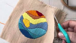Long stich, или длинный стежок, что это? Мне понравилась эта техника