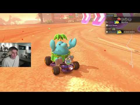 xQc RAGES Playing MARIO KART WORLD