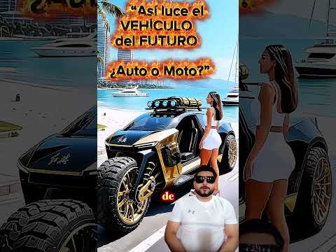El vehículo del futuro ya está aquí mitad Auto mitad moto #automobile #innovación