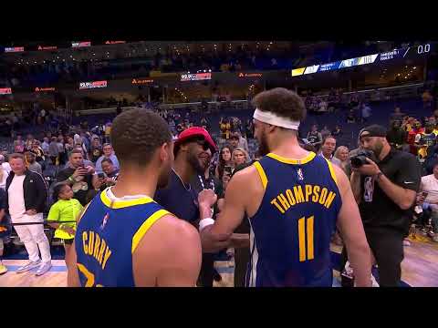 Tee Morant showed love to Steph and Klay after Game 1 | NBA on ESPN video clip