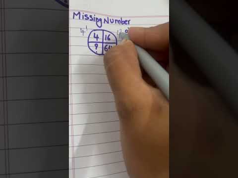 Find the missing numbers #math#iqtest #ytshort